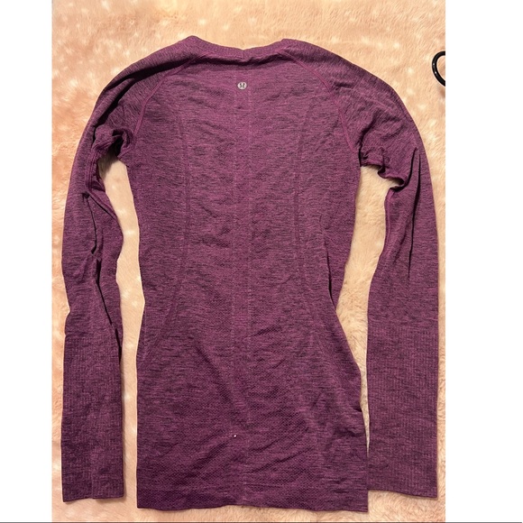 lululemon athletica Tops - Lululemon purple Swifty tech Long sleeve